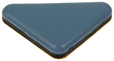 Mack 1047790 - Super-Gleitpastille selbstklebend grau 35x35x45 mm 4 Stück | 12 Stück