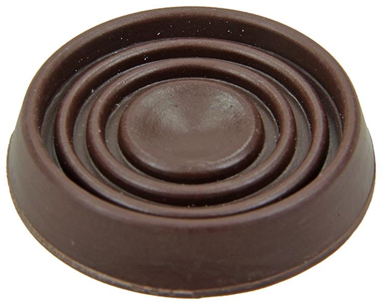 Mack 1048770 - Stoßdämpfender Gummi braun ø 40 mm 4 Stück | 6 Stück