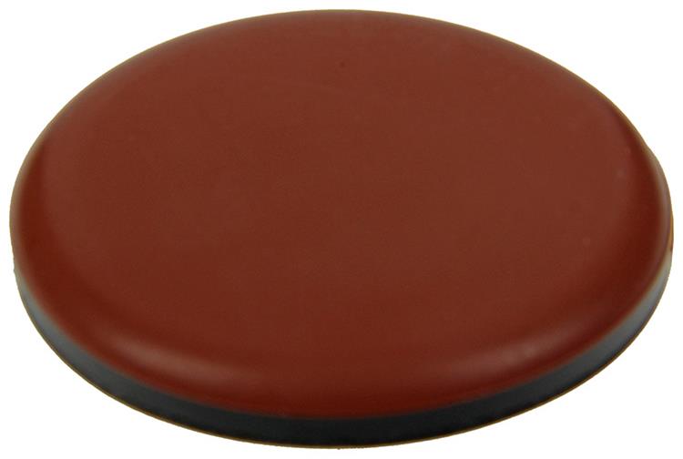Mack 1048778 - Super-Gleitpastille selbstklebend braun ø 50 mm 4 Stück | 12 Stück