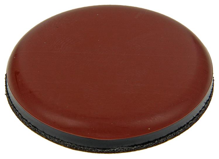 Mack 1048783 - Super-Gleitpastille selbstklebend braun ø 40 mm 4 Stück | 12 Stück