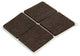 Mack 1048766 - Superfilz selbstklebend braun 34 x 34 mm 8 Stück | 12 Stück