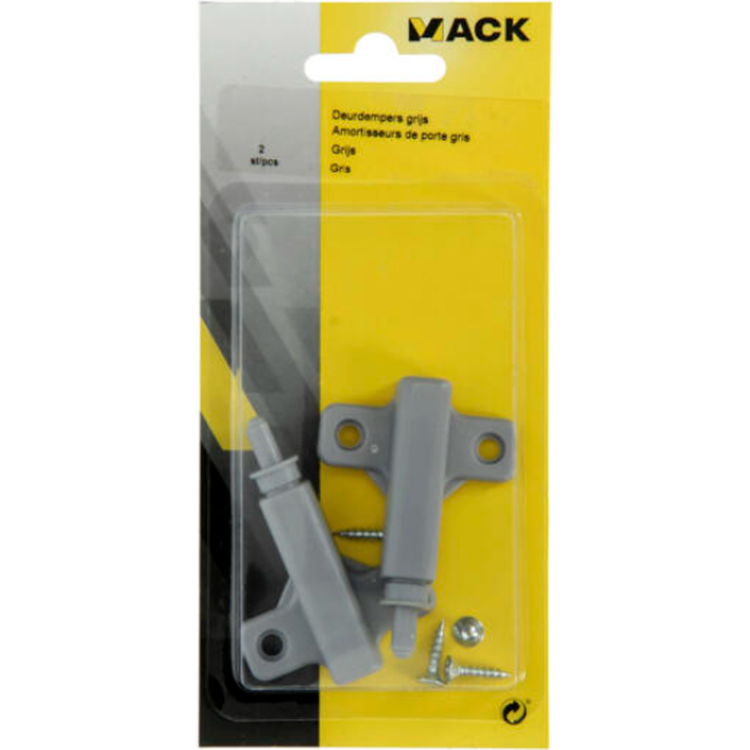 Mack 1015214 - 2 Türdämpfer grau | 5 Stück