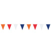 Flag -Linie orange rot weiß blau, 10mtr.