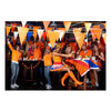 Flag -Linie orange rot weiß blau, 10mtr.