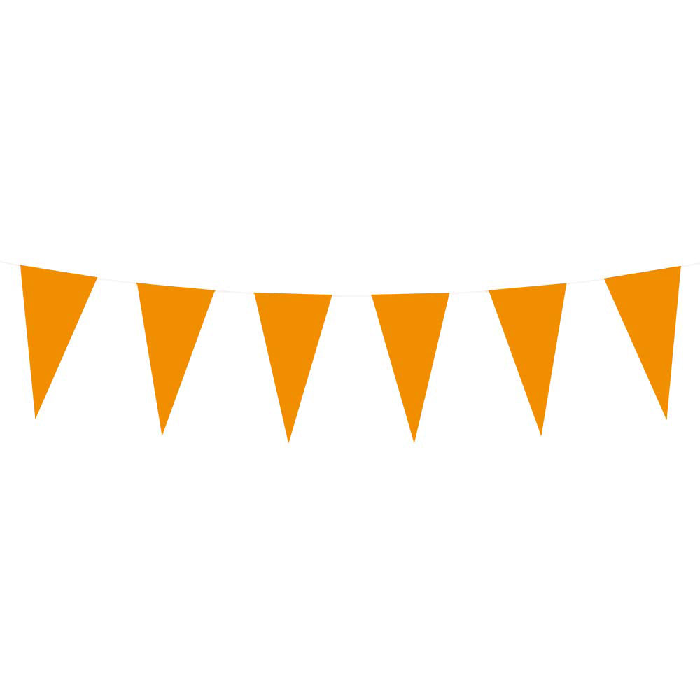 Papierflag -Linie Orange, 10mtr.