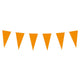 Papierflag -Linie Orange, 10mtr.