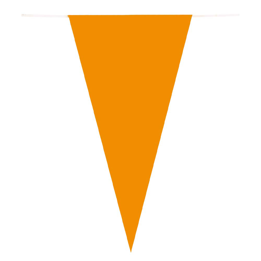 Papierflag -Linie Orange, 10mtr.