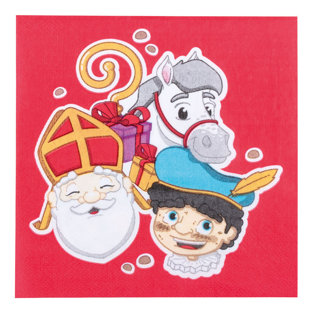 Servietten Sinterklaas, 20st.
