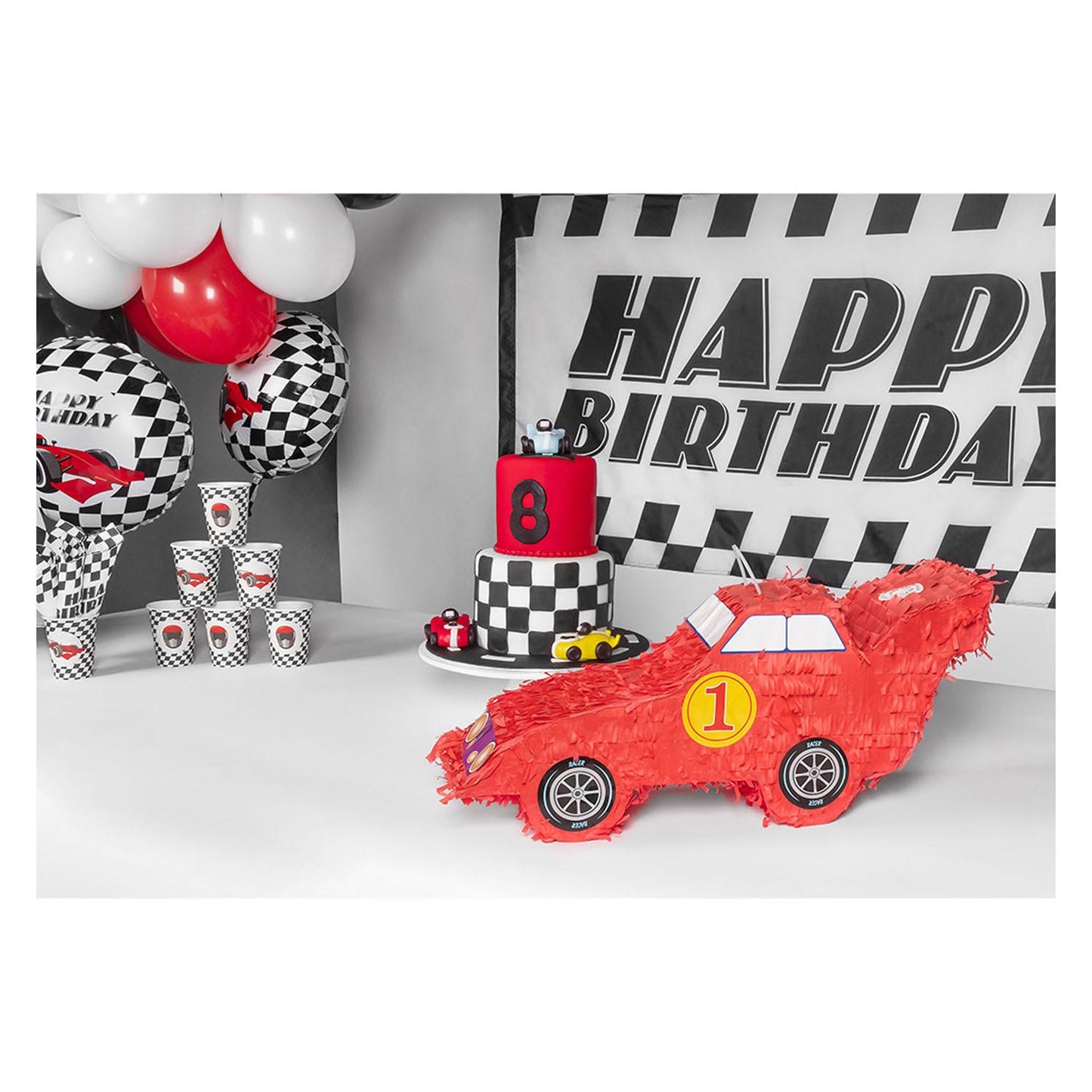 Pinata Racing Car rot