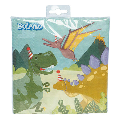 Servietten Dino Party, 33x33cm