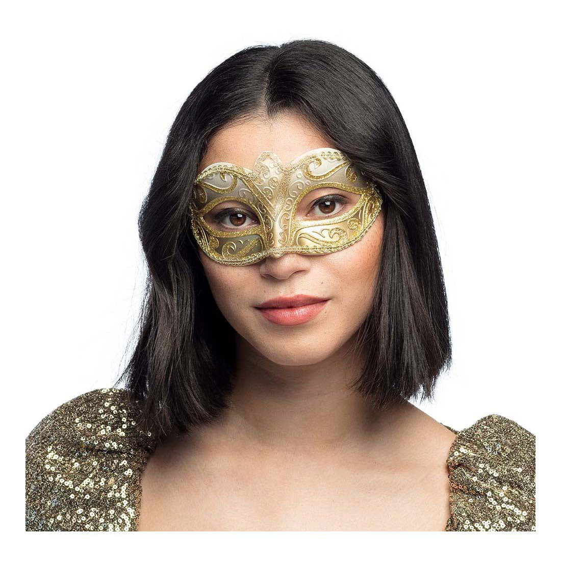 Boland Augenmaske Venedig Felina Gold