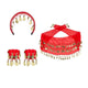 Boland Belly Dance Set rot, 3dlg.