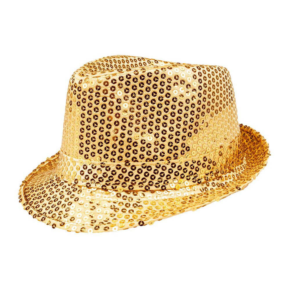 Boland hoed Popster Pailetten Gold