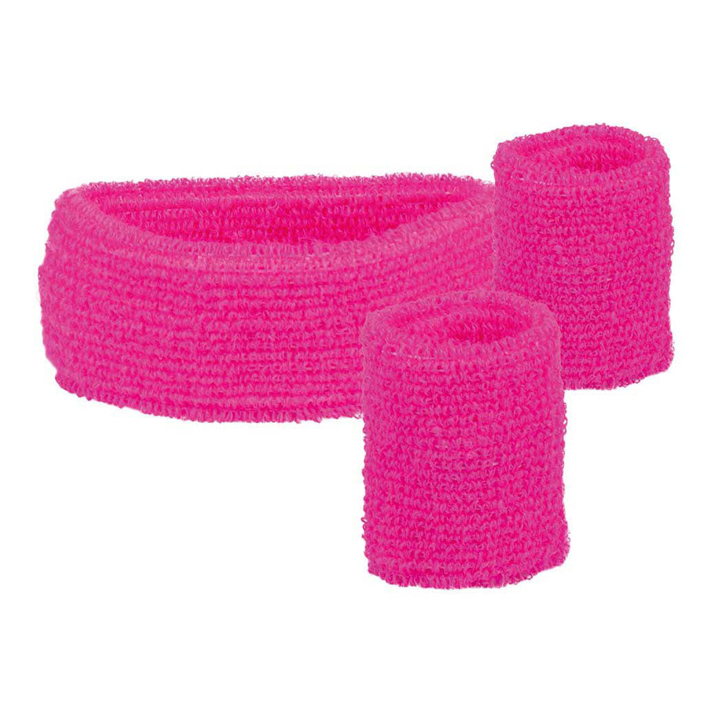 Boland -Schweißbänder Neon Pink, 3..
