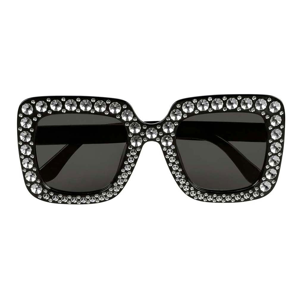 Boland Partybrille Bling Bling Black