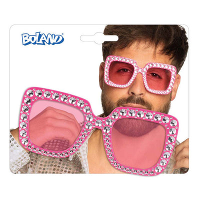 Boland Party Brille Bling Bling hellrosa