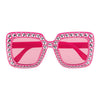 Boland Party Brille Bling Bling hellrosa