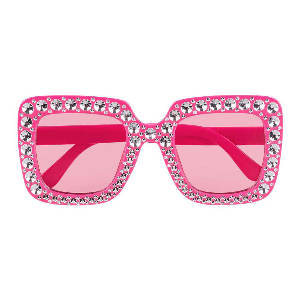 Boland Party Brille Bling Bling hellrosa