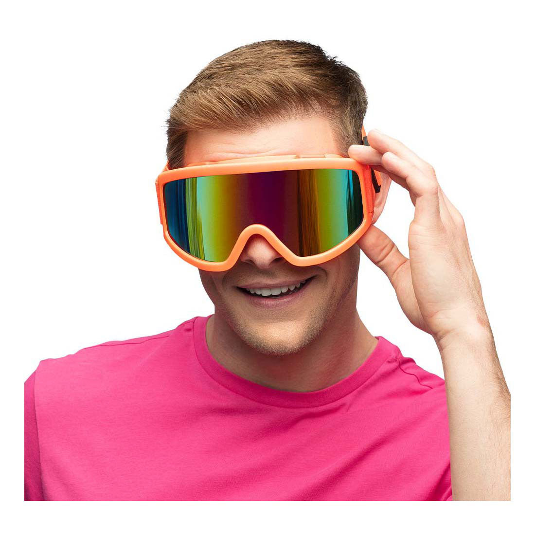Boland Party-Skibrille neonorange