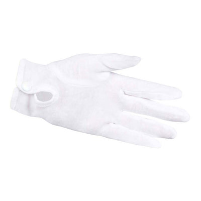 Boland -Handschuhe mit Druckknopf weißer XL