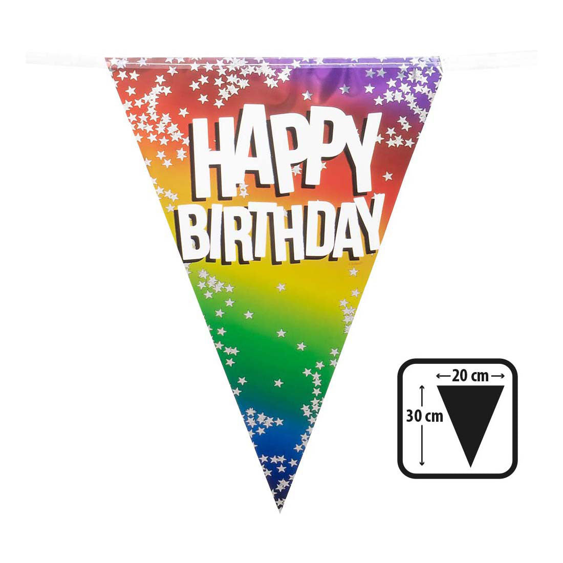 Boland Vlaggenlijn Alles Gute zum Geburtstag, 6m