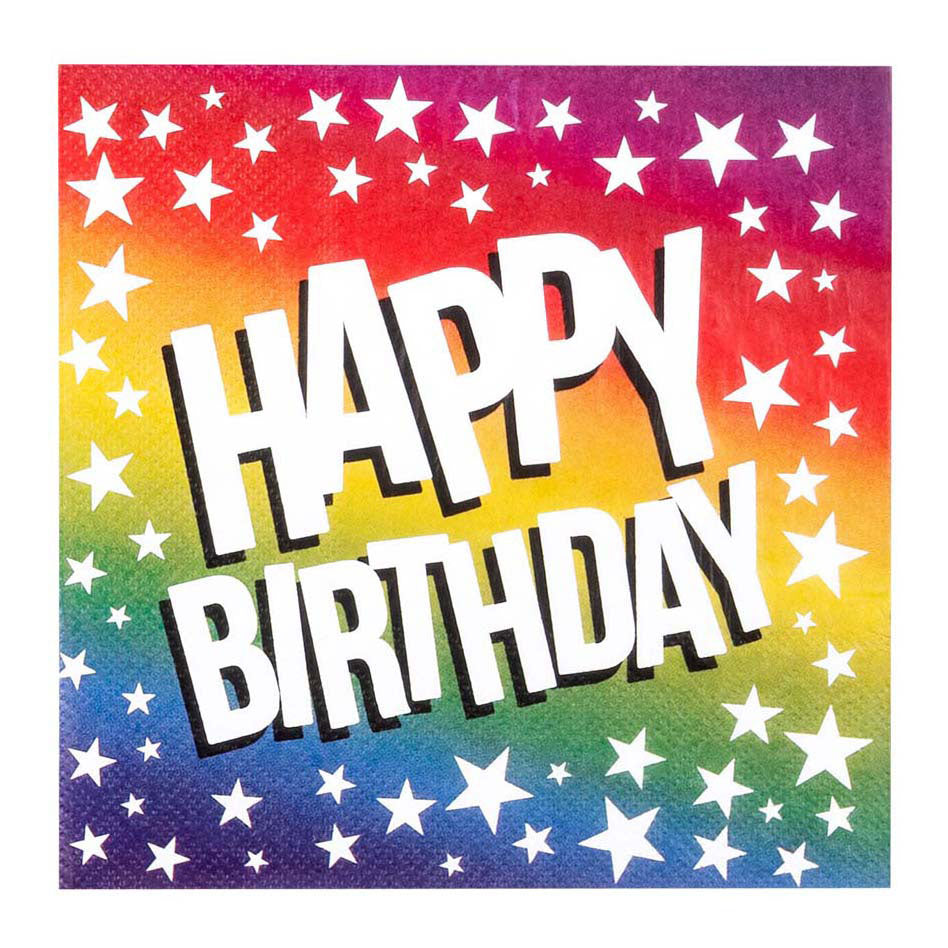 Boland Paper Servietten Alles Gute zum Geburtstag, 20st.
