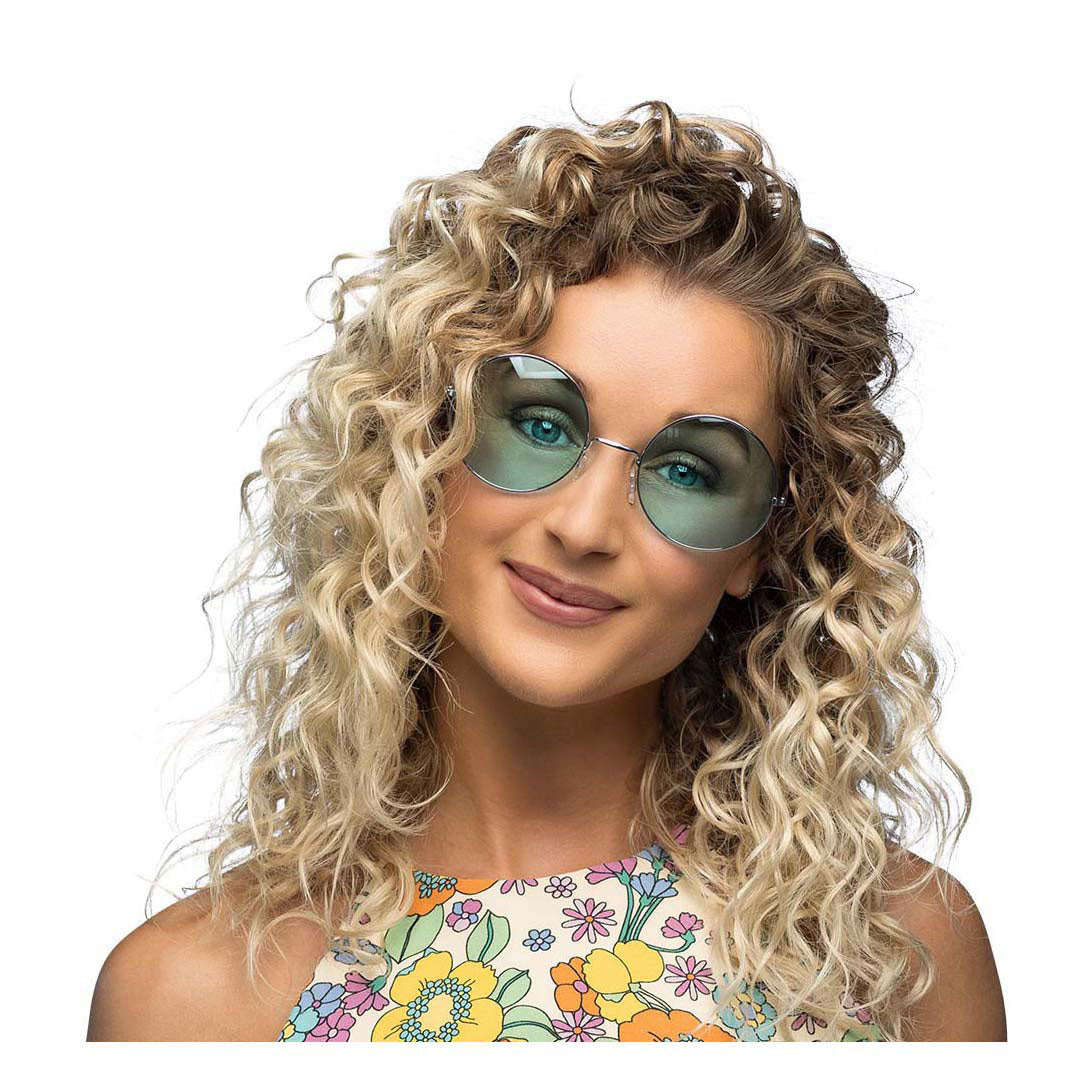 Boland Party Brille Hippie XL Green
