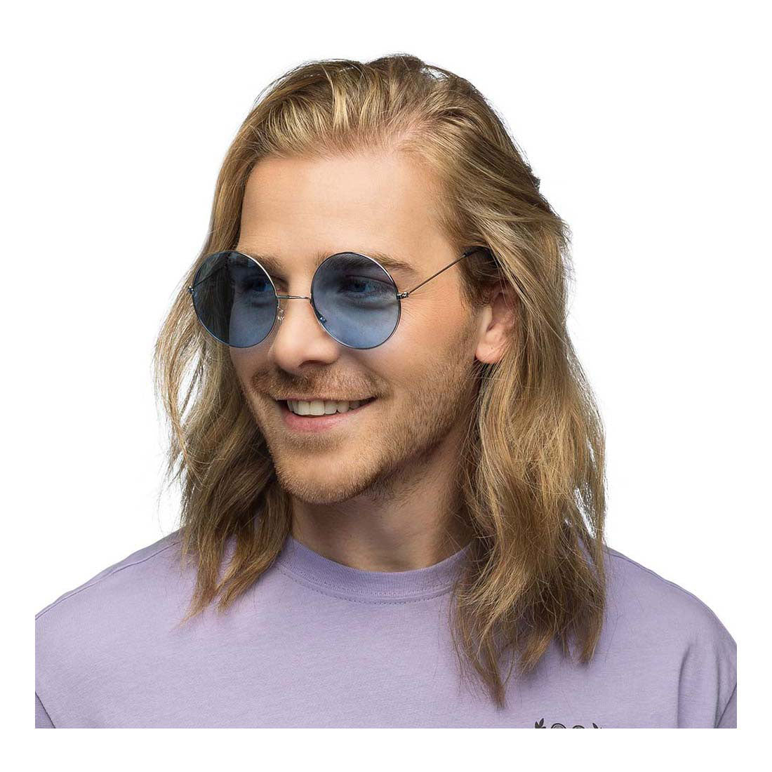 Boland Partybrille Hippie XL blau