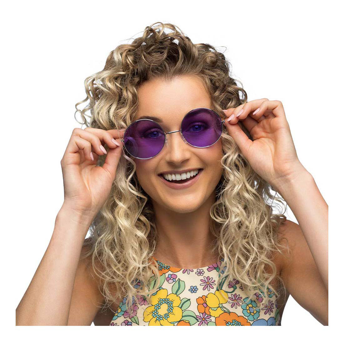 Boland Partybrille Hippie XL Lila