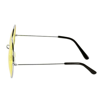 Boland Party Brille Hippie XL Gelb