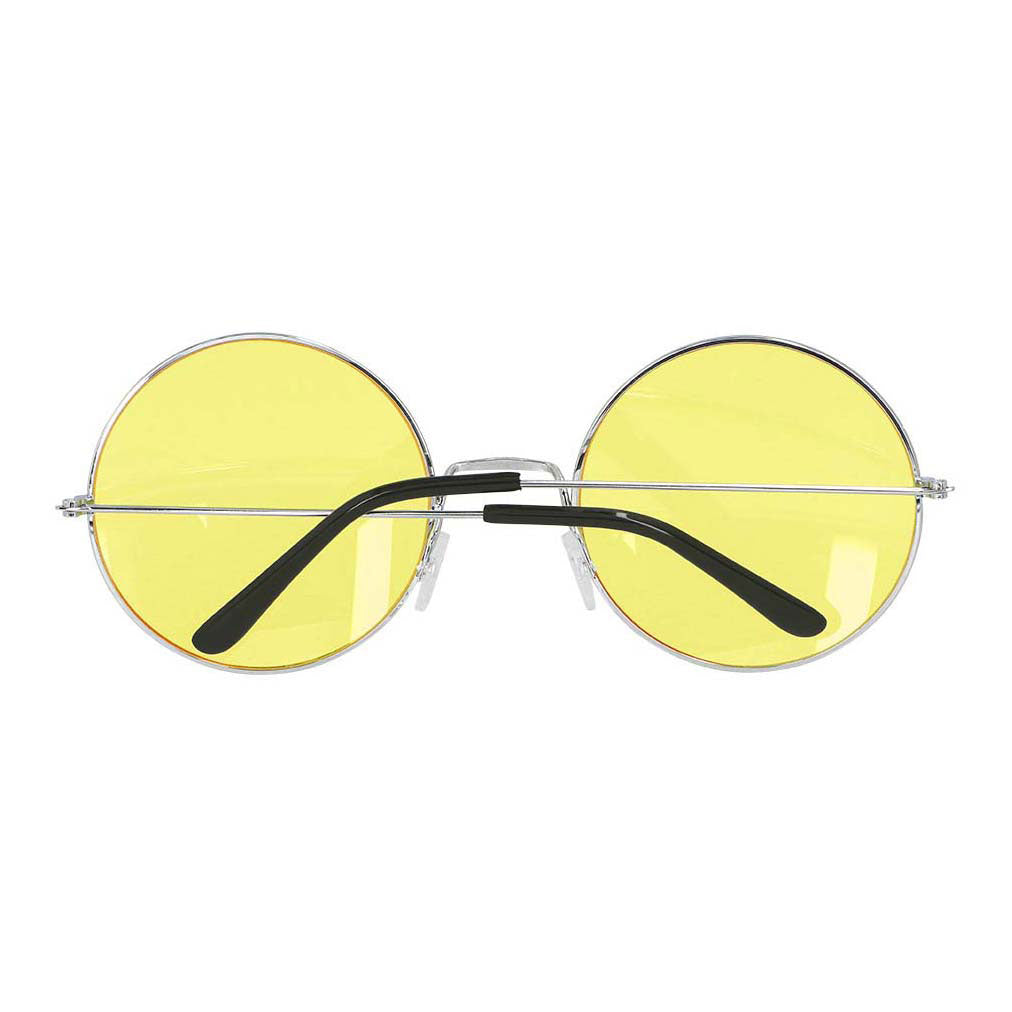 Boland Party Brille Hippie XL Gelb