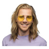Boland Party Brille Hippie XL Gelb