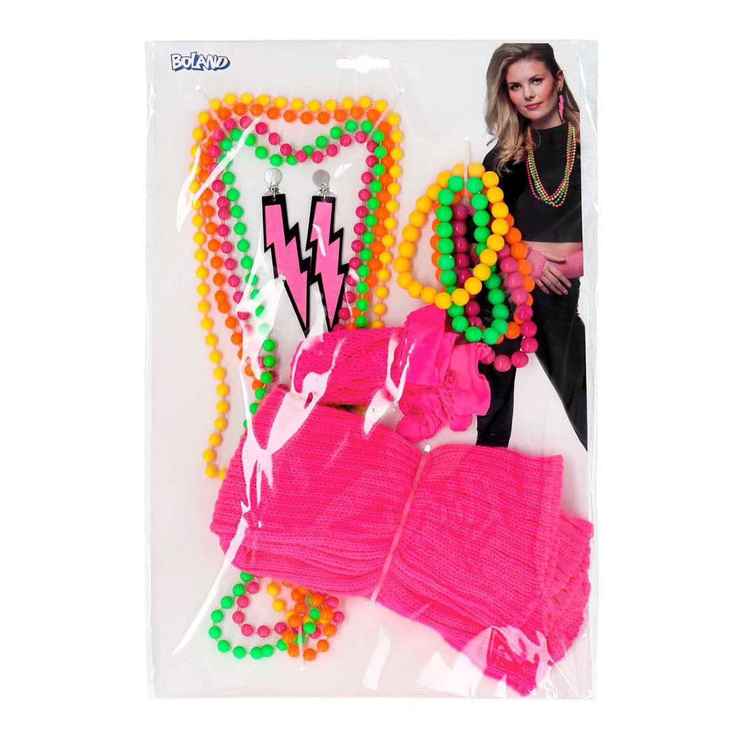 Boland setzte das Neon -Outfit der 80er Jahre