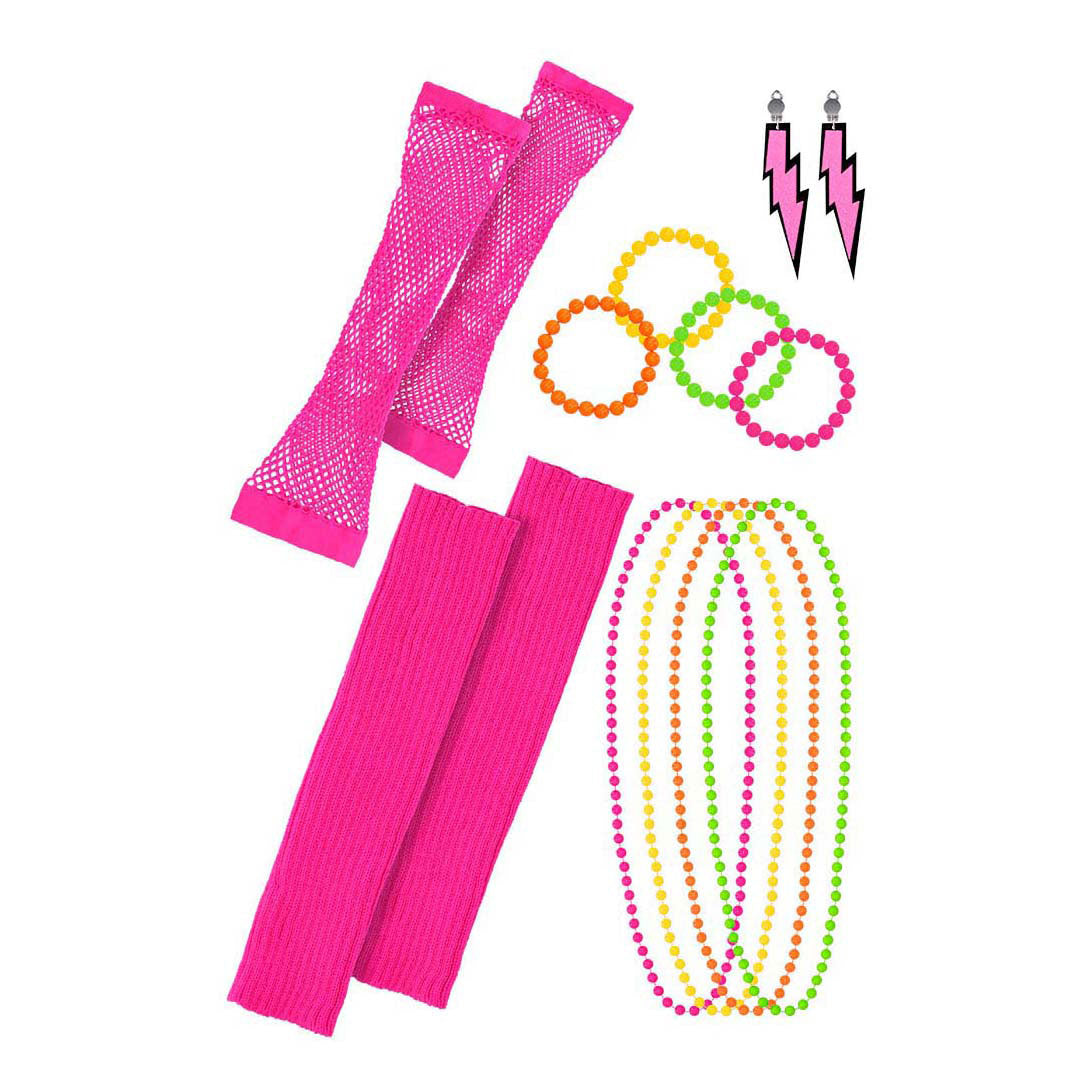 Boland setzte das Neon -Outfit der 80er Jahre