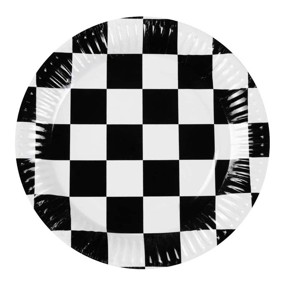 Boland -Papierplatten Rennen 23 cm, 10st.