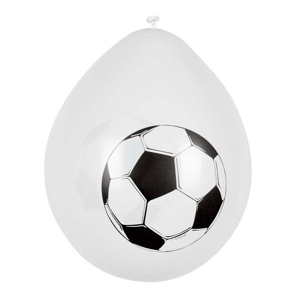Boland Latexballons Fußball 25 cm, 6st.