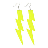 Boland Ohrringe Blitz neon gelb - afbeelding 1
