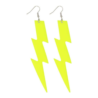 Boland Ohrringe Blitz neon gelb