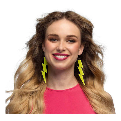 Boland Ohrringe Blitz neon gelb