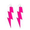 Boland Ohrringe Blitz neonrosa