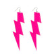 Boland Ohrringe Blitz neonrosa
