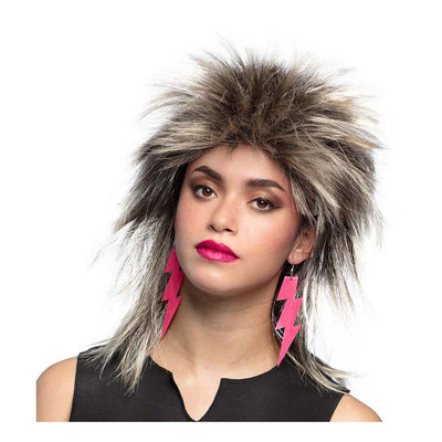 Boland Ohrringe Blitz neonrosa