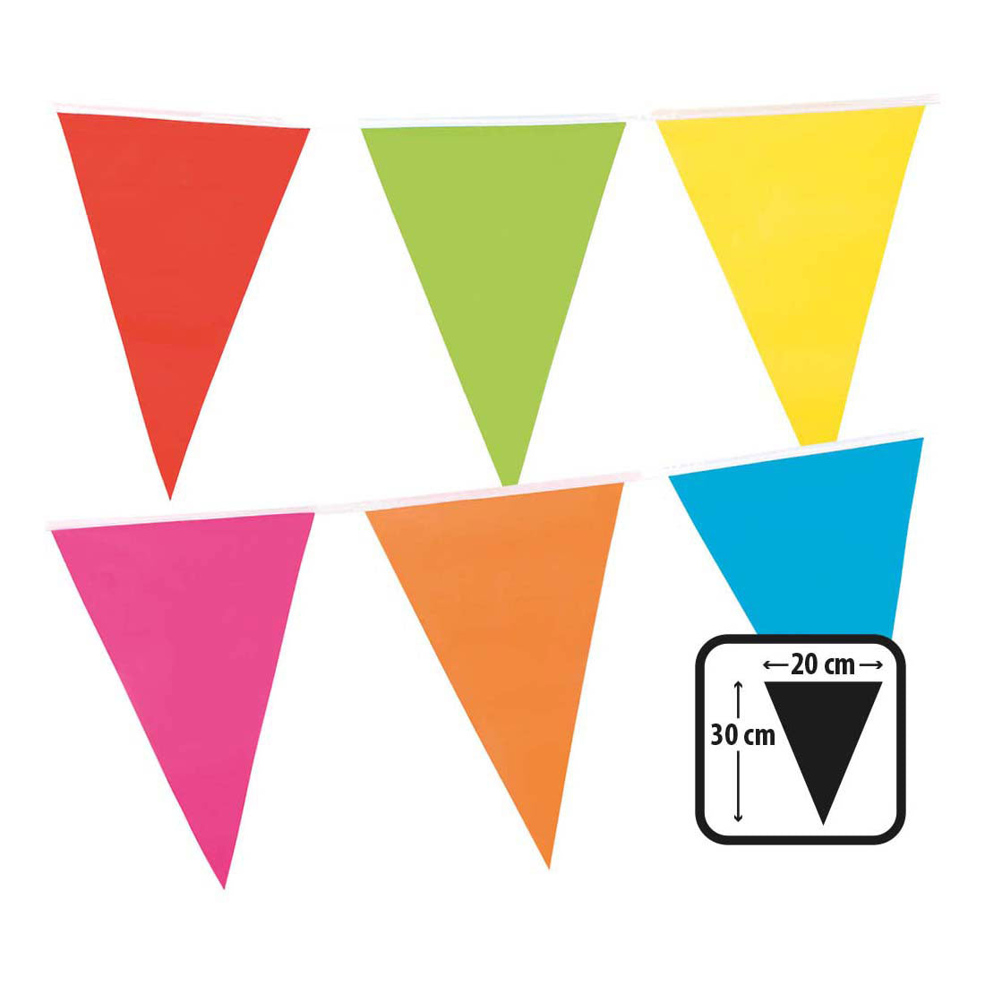 Boland farbenfrohe Flagge 10m