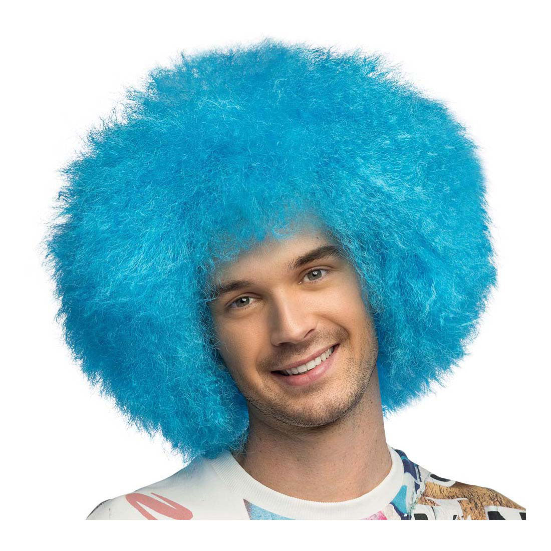 Boland Perücke Zucker Neonblau
