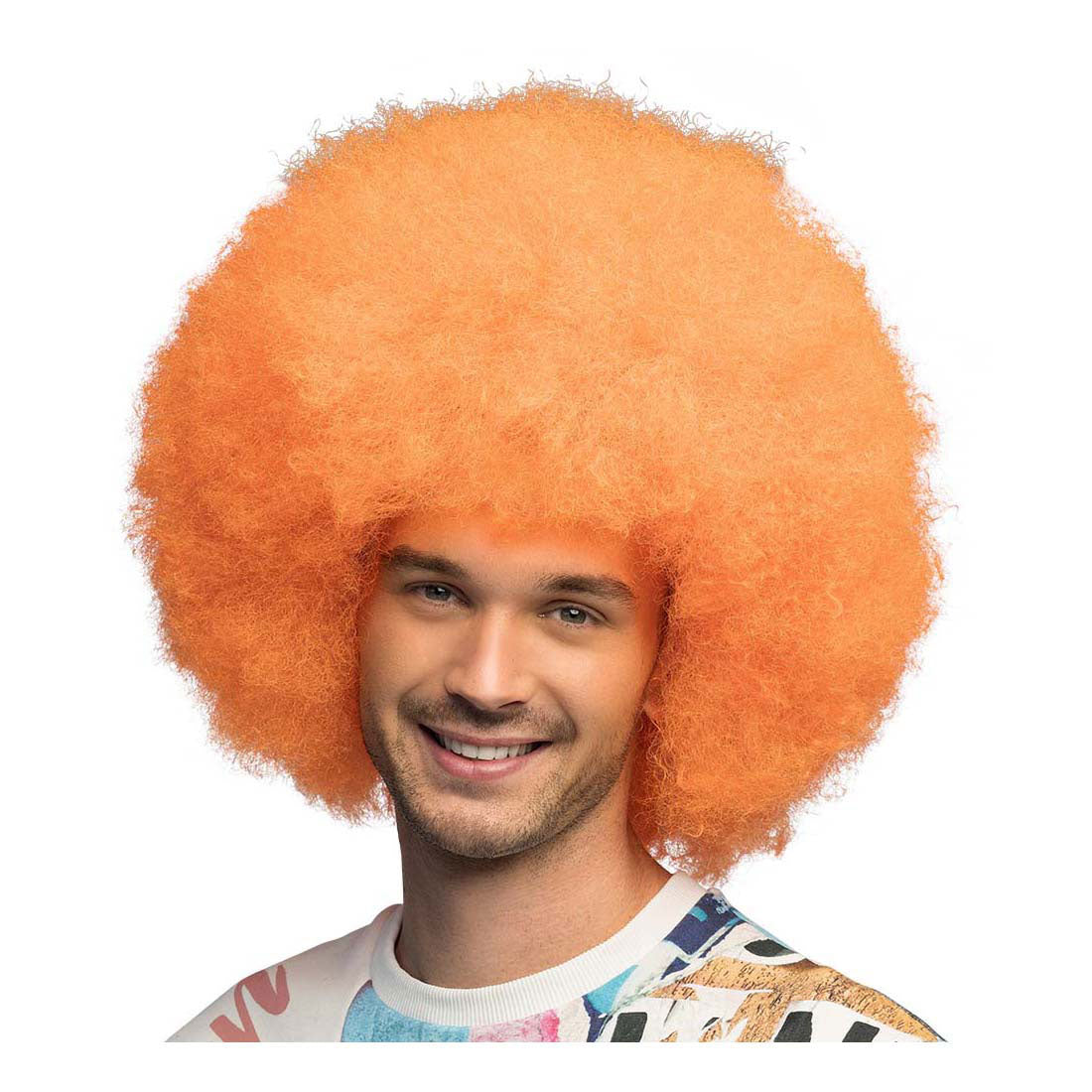 Boland Perücken Zucker Neon Oranje