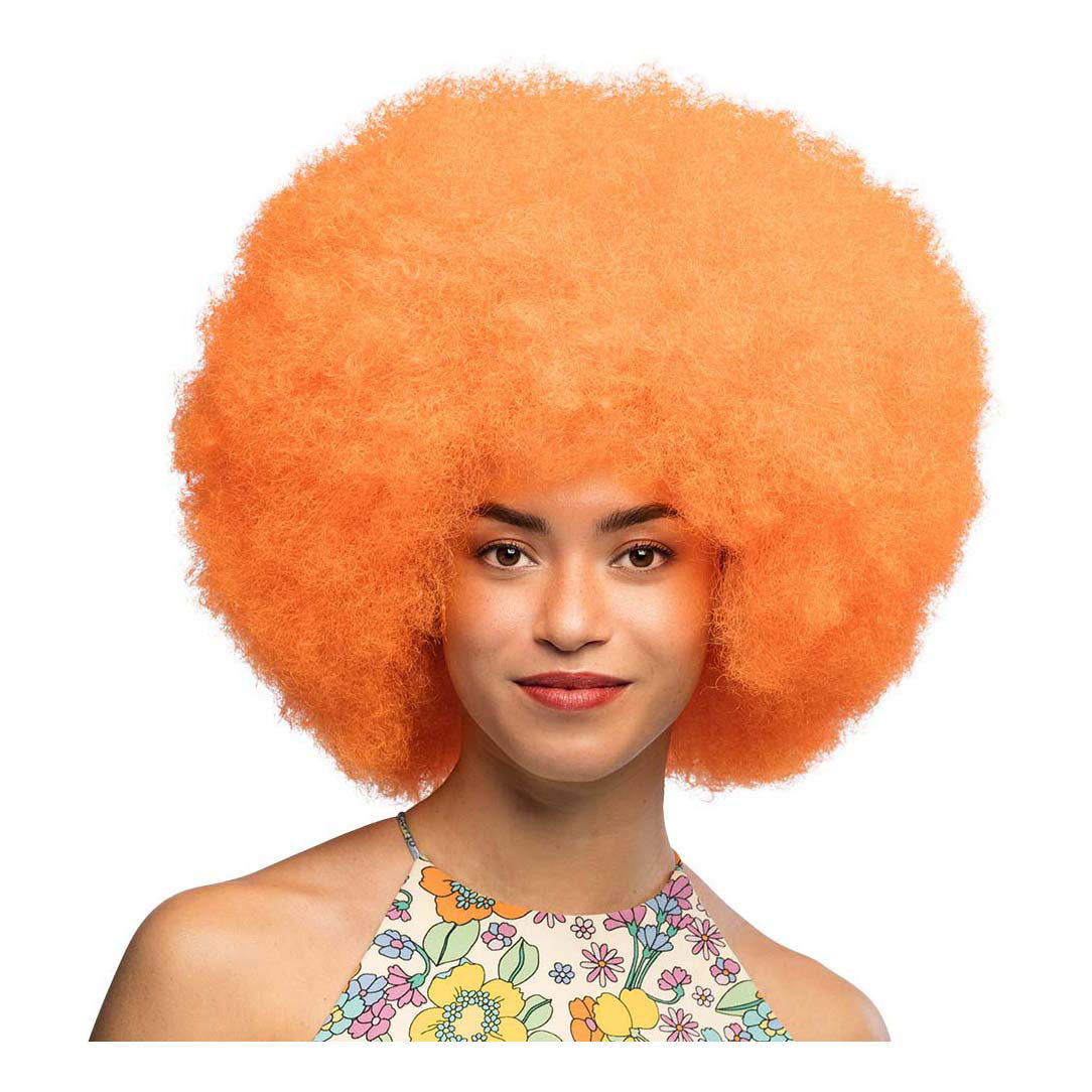 Boland Perücken Zucker Neon Oranje