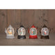 Anna's Collection LED-Teekanne mit Bild in Glitzerwasser, 13,5 x 10,5 x 4 cm, batteriebetrieben, 4-fach sortiert