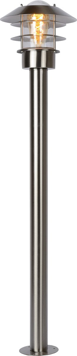 Lucide Zico - Lampenpfosten - ø 21,8 cm - 1xE27 - IP44 - Mattchrom