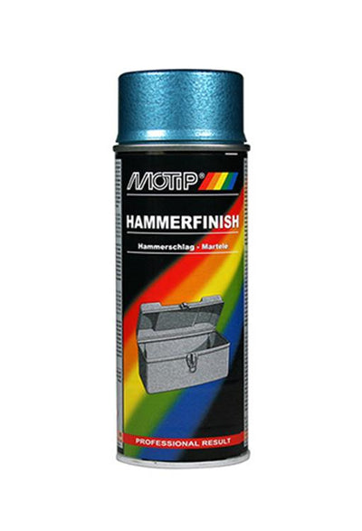 Motip 1051399 – Hammerschlagfarbe blau Spraydose 400 ml | 1 Stk