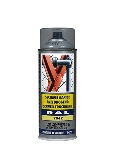 Motip 1051632 - ind. RAL 7042 Verkehrsgrau Spraydose 400 ml | 1 Stk